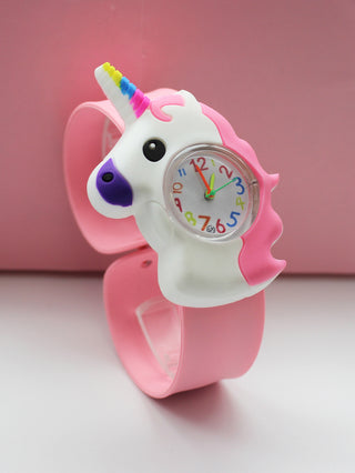 Cute Kids Watch Girl Pink Silicone Kawaii Cartoon Unicorn Dinosaur Tiger Arabic Digital Boy Quartz Wrist Watches Children Reloj