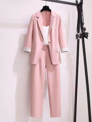 ]acket three piece jacket pants set