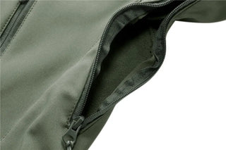 Hooded Man Coat Jacket Military