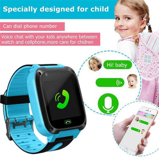 Kids Smart Watch Waterproof Touch Screen Video Camera Sim Card Call Phone S4 Smartwatch with Light GPS Locator For IOS Android