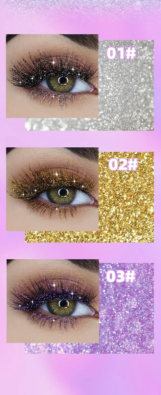 Waterproof Glitter Mascara Long Lasting Sparkle Diamond Eye Makeup - Alodia Store