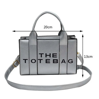 Women Tote Bag Contrast Letters Fashion Ladies