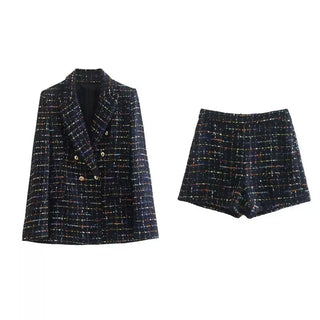 Tweed Woolen Blazer Coat