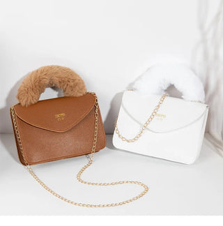 Faux Fur Tote Bag for Women 2023 New Soft Alodia Store
