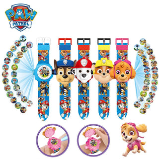 Paw Patrol Watch Toys Set 3D Projection Digital Watches