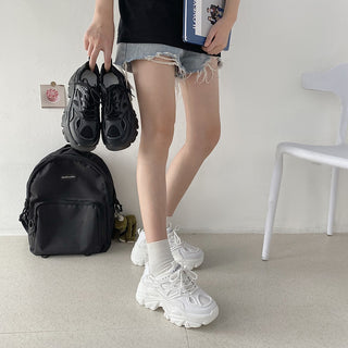 Fashion Platform Chunky Sneakers for Women Thick