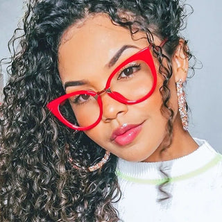 1Pc Anti Blue Light Blocking Cat Eye Oculos Mujer Glass Women Brand Fashion Designer Optical Eyeglasses Frame Classic Eyewear