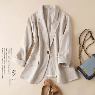 Three-quarter Sleeve Casual Blazers Jacket