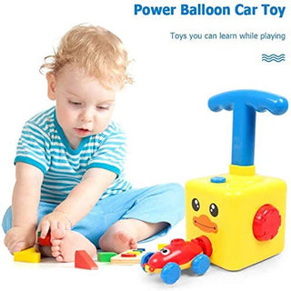 Balloon Launcher Car Toy Set Children's Balloon Launcher Toy Force Car Balloon Launcher Toys Kid's Preschool Educational Gifts