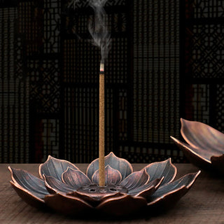 1PCS Alloy Incense Burner Stick Holder Buddhism