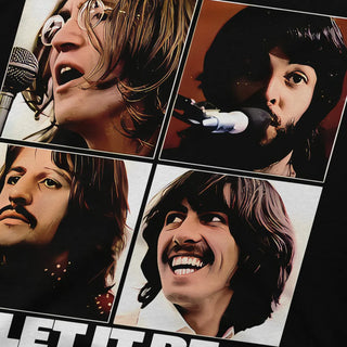 The Beatle Band Let IT BE T Shirt Grunge Men Tees Summer Clothing Polyester Crewneck TShirt