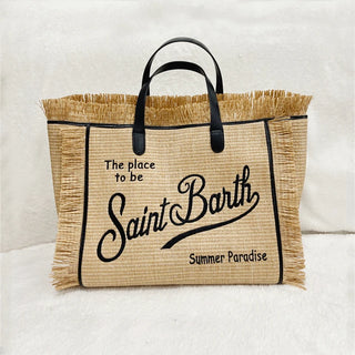 Saint Barth Brand Women's Bag 2024 Trend Tassel Street Tote Bag