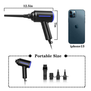 500W Electric Compressed Air Duster Blower