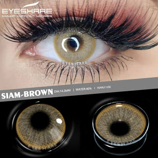 EYESHARE 1 Pair Colored Contact Lenses Natural Look Gray Eye Lenses Brown Contact Blue Lenses Fast Delivery Green Eye Lenses