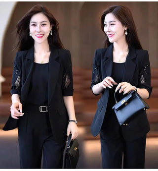 Women's Pants Suit Office Set blazer