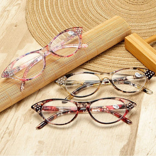 Read Magnification Cat Eye Frame Vision Care Presbyopia Glasses Hyperopia Eyewear Women Reading Glasses Computer Eyeglasses