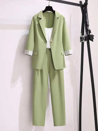 ]acket three piece jacket pants set