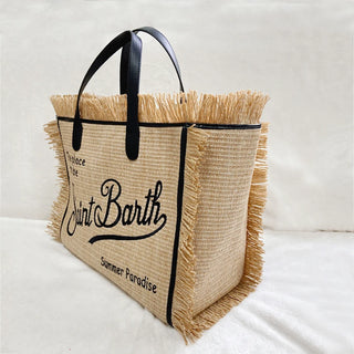 Saint Barth Brand Women's Bag 2024 Trend Tassel Street Tote Bag