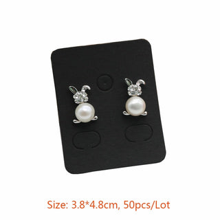 Fashion Wood Jewelry Display Necklace Charms Jewelry Display Tray Pendant Earrings Card Style Pendant Display Card