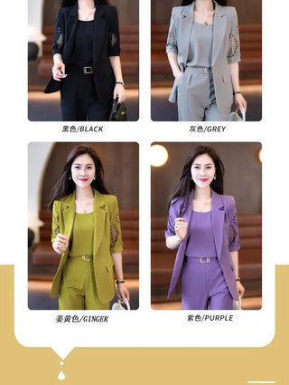 Women's Pants Suit Office Set blazer