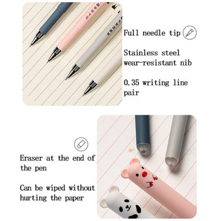 30 Pcs/set 0.35mm Kawaii Erasable Pens for Writing Notebooks Girls Cute