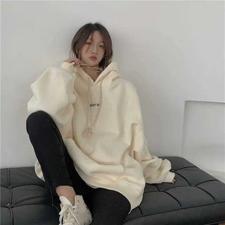 New in Hoodies & Sweatshirts Y2k Streetwear Women Top Hooded Shirt Clothes Longsleeve Oversize Sweatshirt Harajuku Manga Hoodie