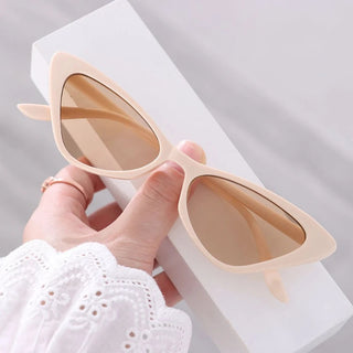 Fashion Women's Luxury Cat Eye Sunglasses Triangle Vintage Design UV400es Unisex ALODIA STORE