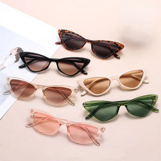 Fashion Women's Luxury Cat Eye Sunglasses Triangle Vintage Design UV400es Unisex ALODIA STORE