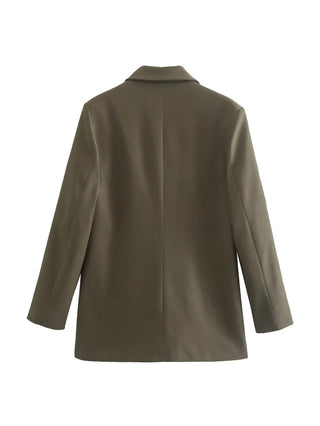 TRAF Office Blazer Women Winter