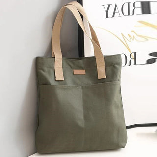 Women's Tote Bag Canvas Sewing Thread Large Capacity