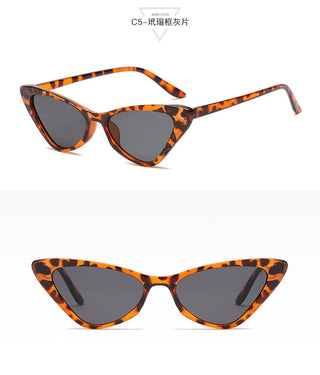 Fashion Women's Luxury Cat Eye Sunglasses Triangle Vintage Design UV400es Unisex ALODIA STORE