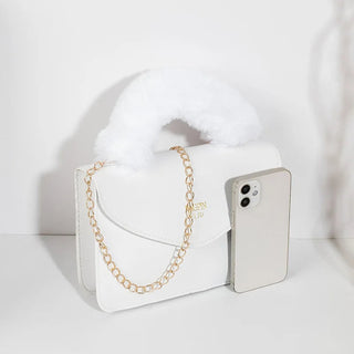 Faux Fur Tote Bag for Women 2023 New Soft Alodia Store