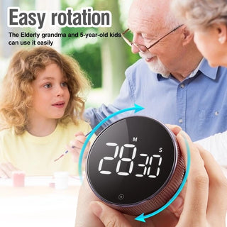 Magnetic Kitchen Timer Digital Timer Manual Countdown Alarm Clock Mechanical Cooking Timer Cooking Shower Study Stopwatch New