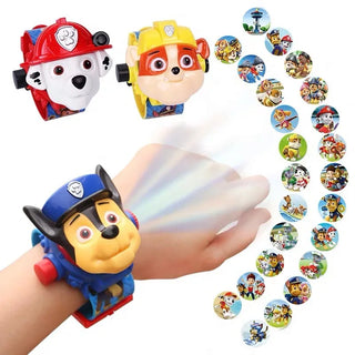 Paw Patrol Watch Toys Set 3D Projection Digital Watches