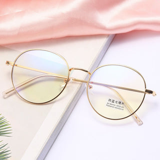 Ultra Light Anti-Blue Light Glasses Women Men Oversized Frame Eye Protection Eyeglasses Fashion Office Computer Goggles