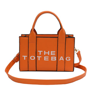 Women Tote Bag Contrast Letters Fashion Ladies