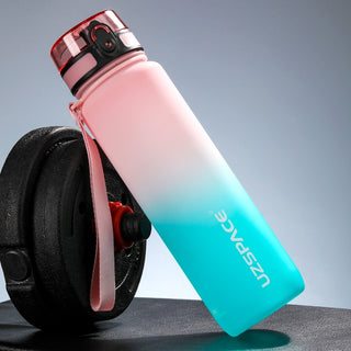 New 500/800/1000ml Sports Water Bottle BPA Free Portable Leak-proof Shaker bottel