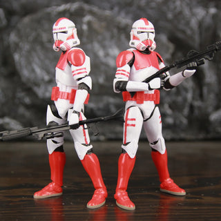 Star Wars 104th 212th 442nd 332nd 501st 6" Action Figure ARC ARF Trooper Shock Asohka Commander Phase 2 Episode II Clone Toys