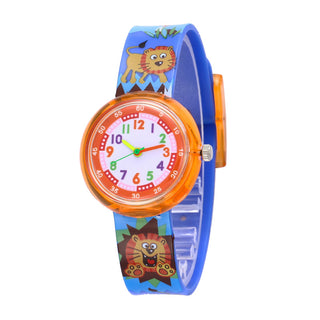 Cartoon bee flower watch children fashion casual unicorn pony kids quartz watches for student boys girls clock girl watch