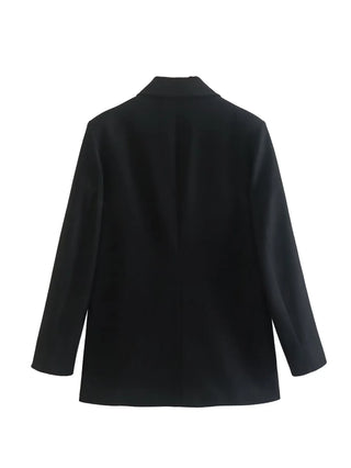 TRAF 2024 Long Sleeve Blazers for Women Coat