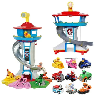 Paw Patrol Tower Toy Set Kids Lookout Vehicle Patrulla Canina Model Kids Birthday Gifts