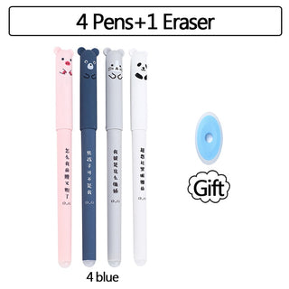 30 Pcs/set 0.35mm Kawaii Erasable Pens for Writing Notebooks Girls Cute