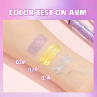 Waterproof Glitter Mascara Long Lasting Sparkle Diamond Eye Makeup - Alodia Store