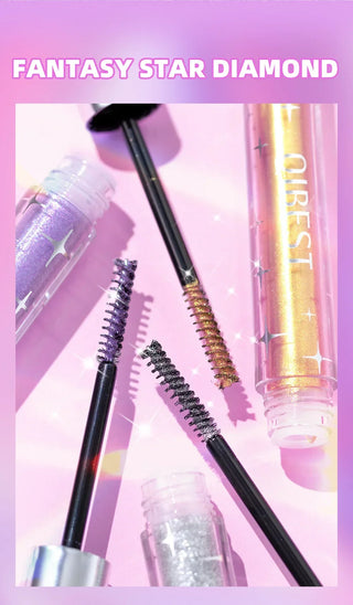 Waterproof Glitter Mascara Long Lasting Sparkle Diamond Eye Makeup - Alodia Store