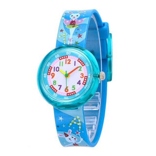 Cartoon bee flower watch children fashion casual unicorn pony kids quartz watches for student boys girls clock girl watch