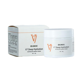 V7 Deep Hydration Waterlight Face Makeup Cream Brighten Skin Tone Fade Blemishes Moisturizing Non Greasy Whitening Facial Cream