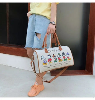 2023New Disney Mickey Fashion Suitcase Travel Tote Bag Men's and Women's