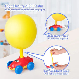 Balloon Launcher Car Toy Set Children's Balloon Launcher Toy Force Car Balloon Launcher Toys Kid's Preschool Educational Gifts