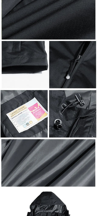 Jacket Windproof Black Blue