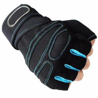 Gym Gloves Heavyweight Sports Exercise Weight Lifting Gloves Half Finger Body Building Training Sport Workout Gloves for Unisex